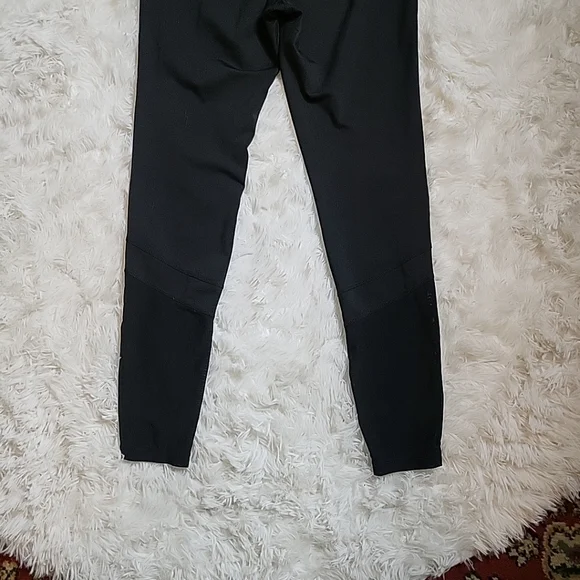 Women's Reebok Black Mesh Panel Yoga Leggings Gym Pants Athleisure - S - Picture 12 of 14